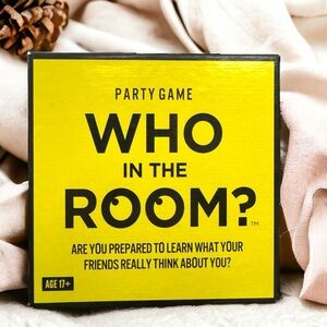 Unleash Laughter with Brand New 'Who in The Room?' Party Game